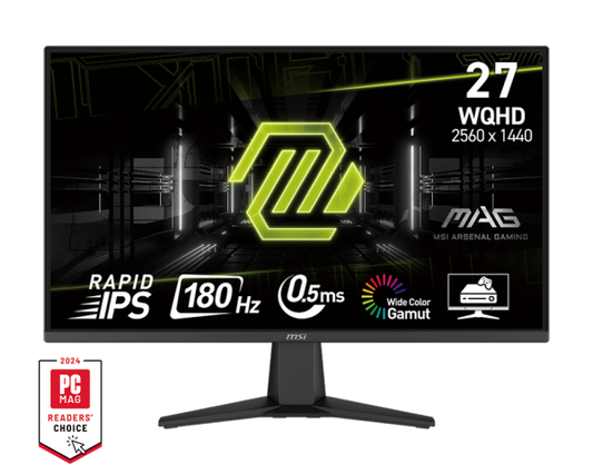 MSI 27" MAG 275QF RAPID 2K,IPS,180Hz,0.5ms,HDR READY